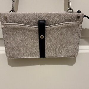 Nine West Beige and Black Crossbody Bag